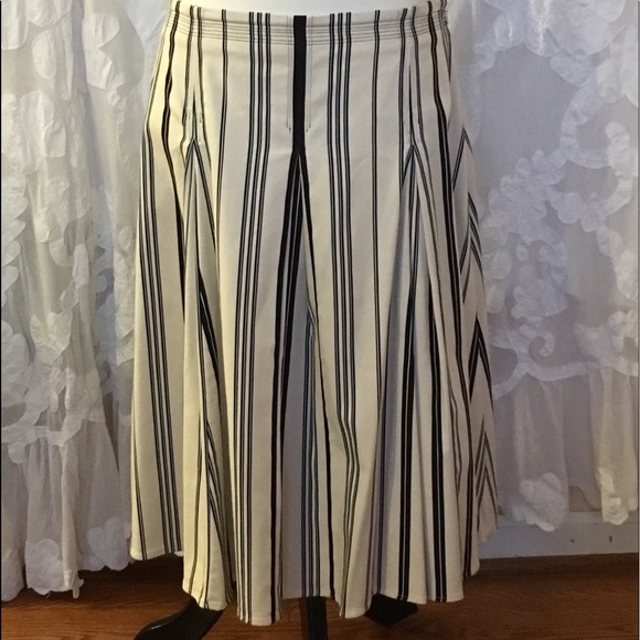 Striped A line Vintage skirt NWOT Retro - Picture 3 of 7